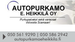 Autopurkamo E. Heikkilä logo